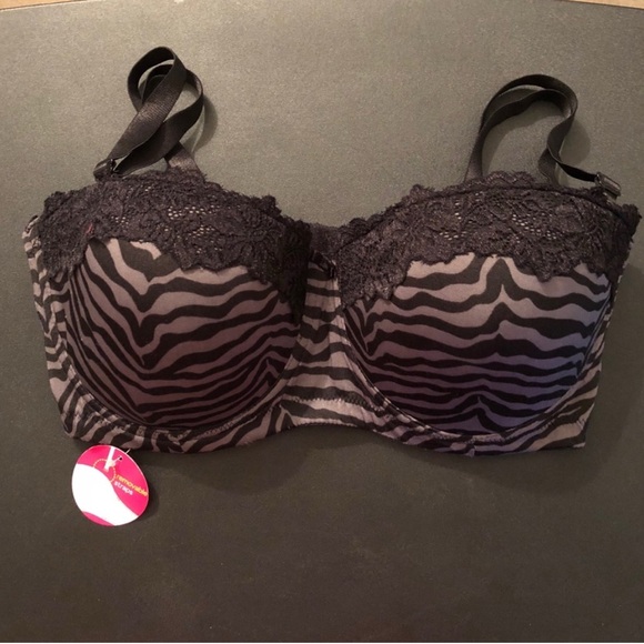 Zebra Printed Bra - Picture 1 of 4